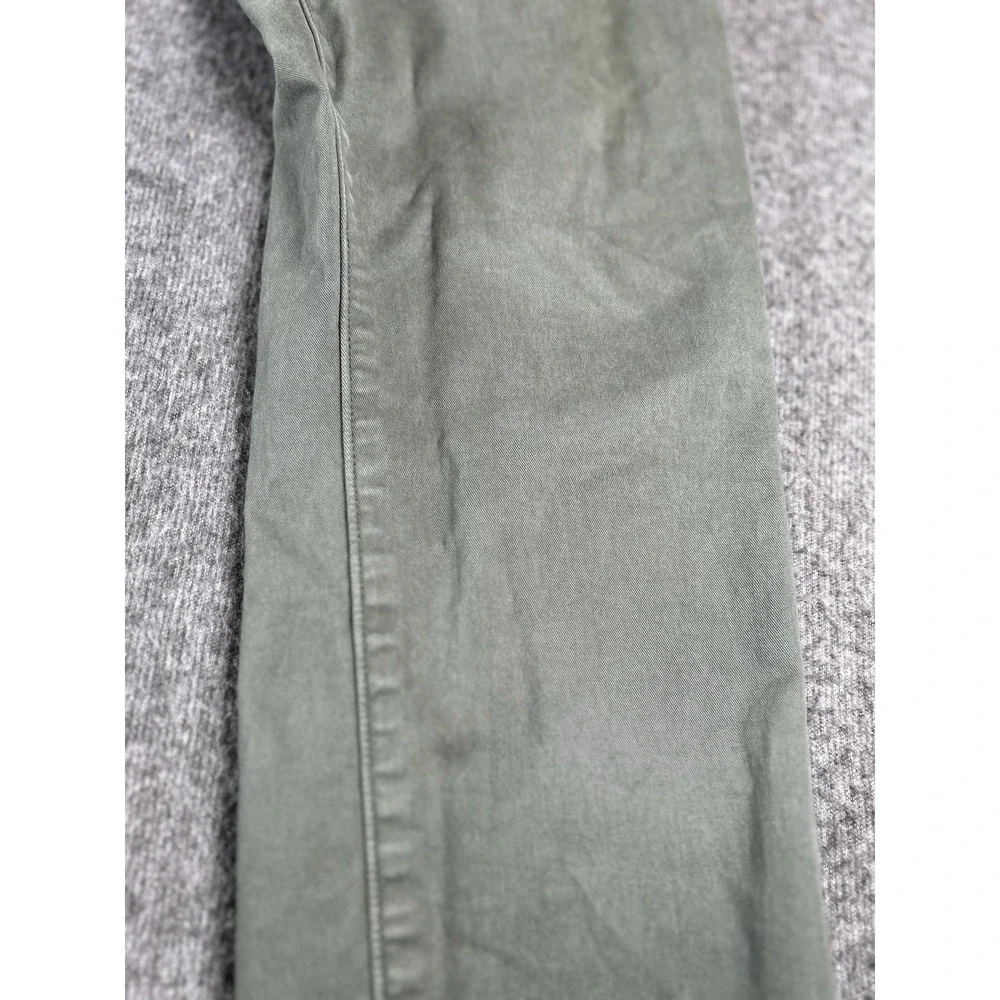 Flint and Tinder Pants Mens 31x32 Green Slim Fit Stretch Chino‎ Casual Cotton